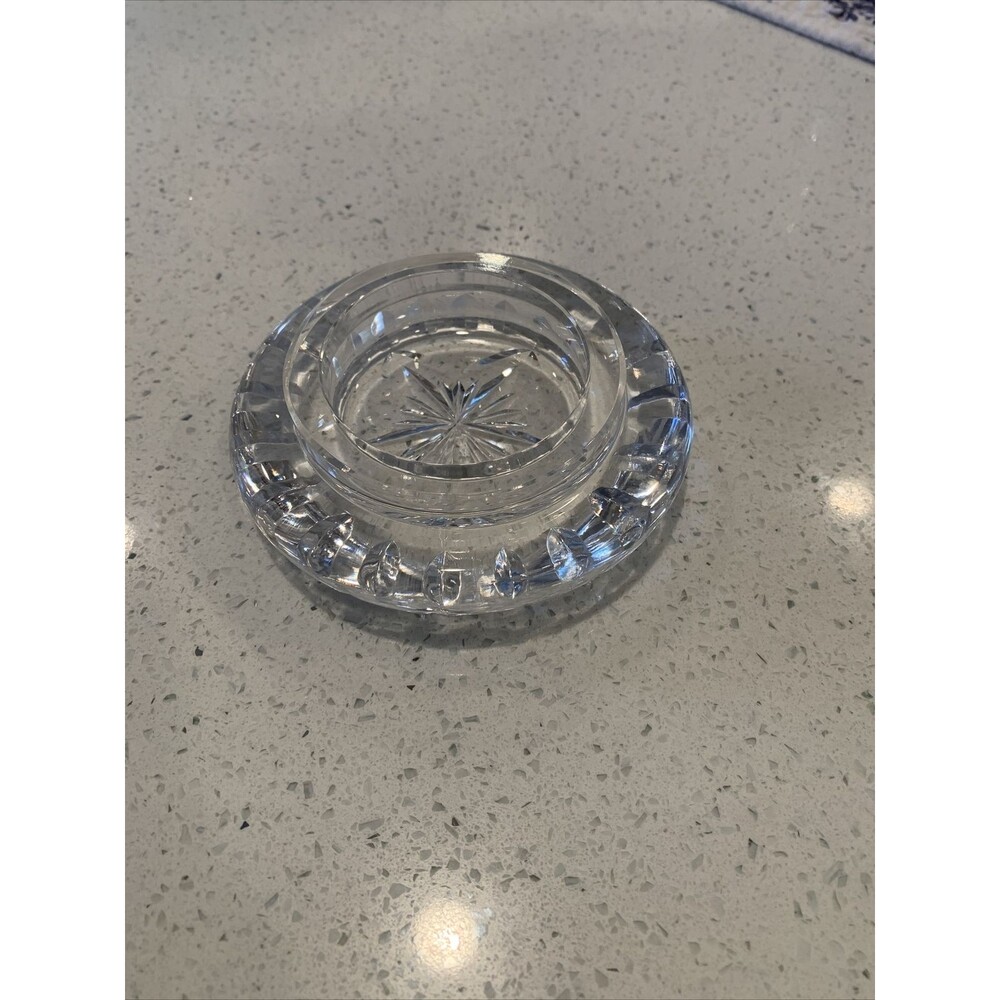 Vintage Waterford Cigar Ashtray Trinket Jewelry Dish